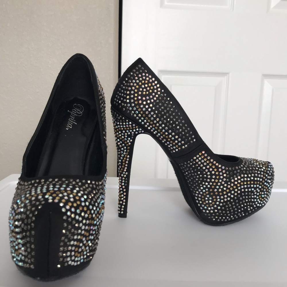 Glitz & glam high heel